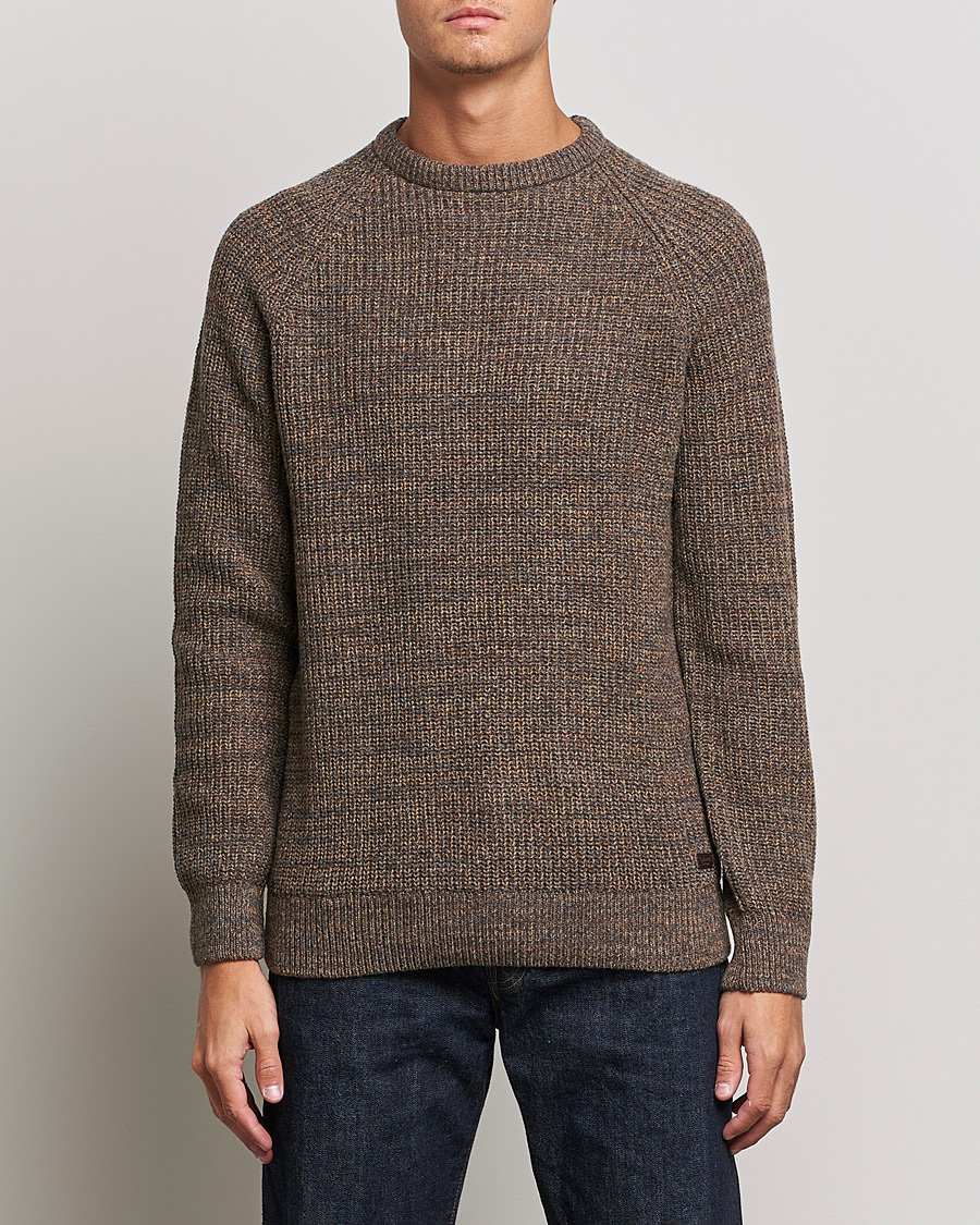 Herre | | Barbour Lifestyle | Horseford Knitted Crewneck Sandstone