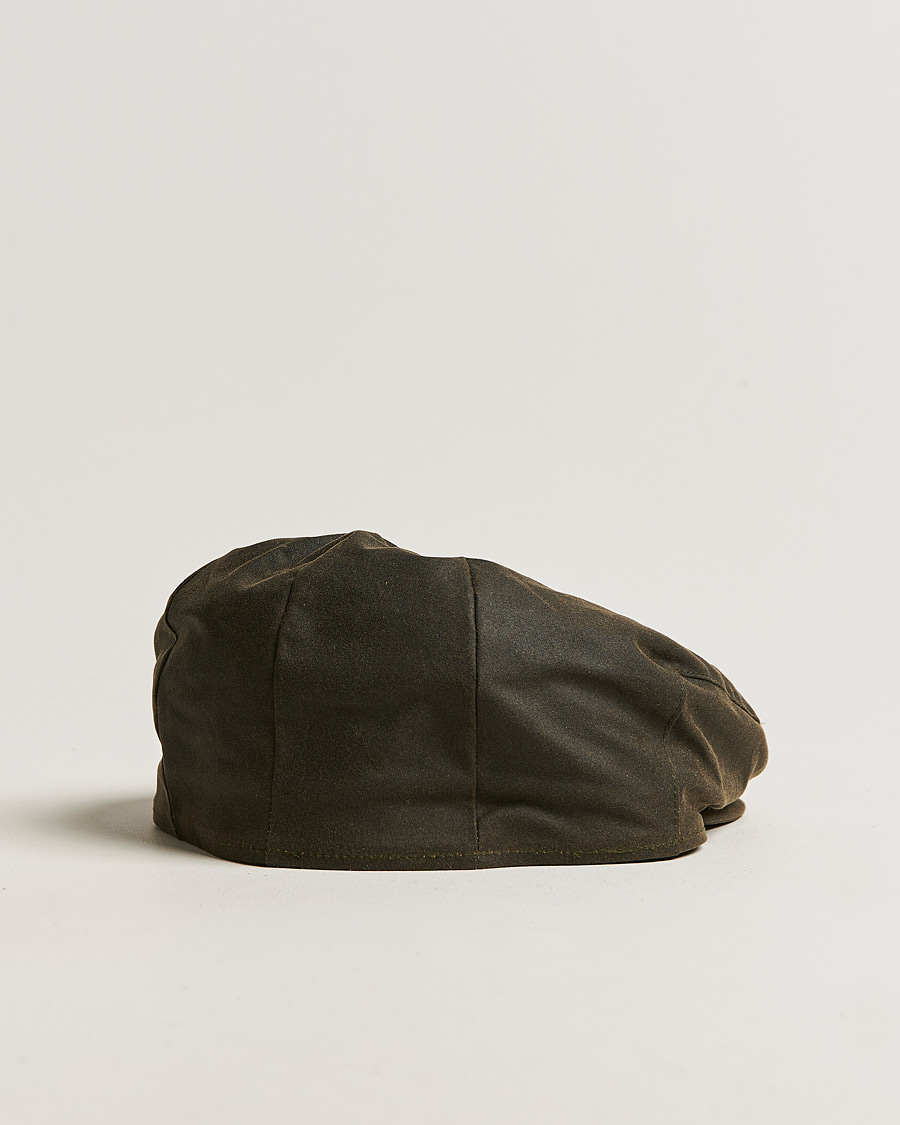 Herre | Barbour Lifestyle Waxed Flat Cap Olive | Barbour Lifestyle | Waxed Flat Cap Olive