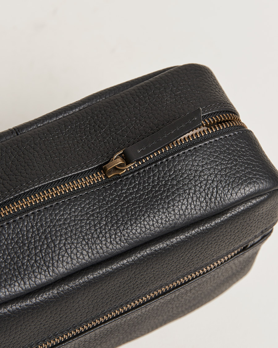 Herre | Barbour Lifestyle Highgate Leather Washbag Black | Barbour Lifestyle | Highgate Leather Washbag Black