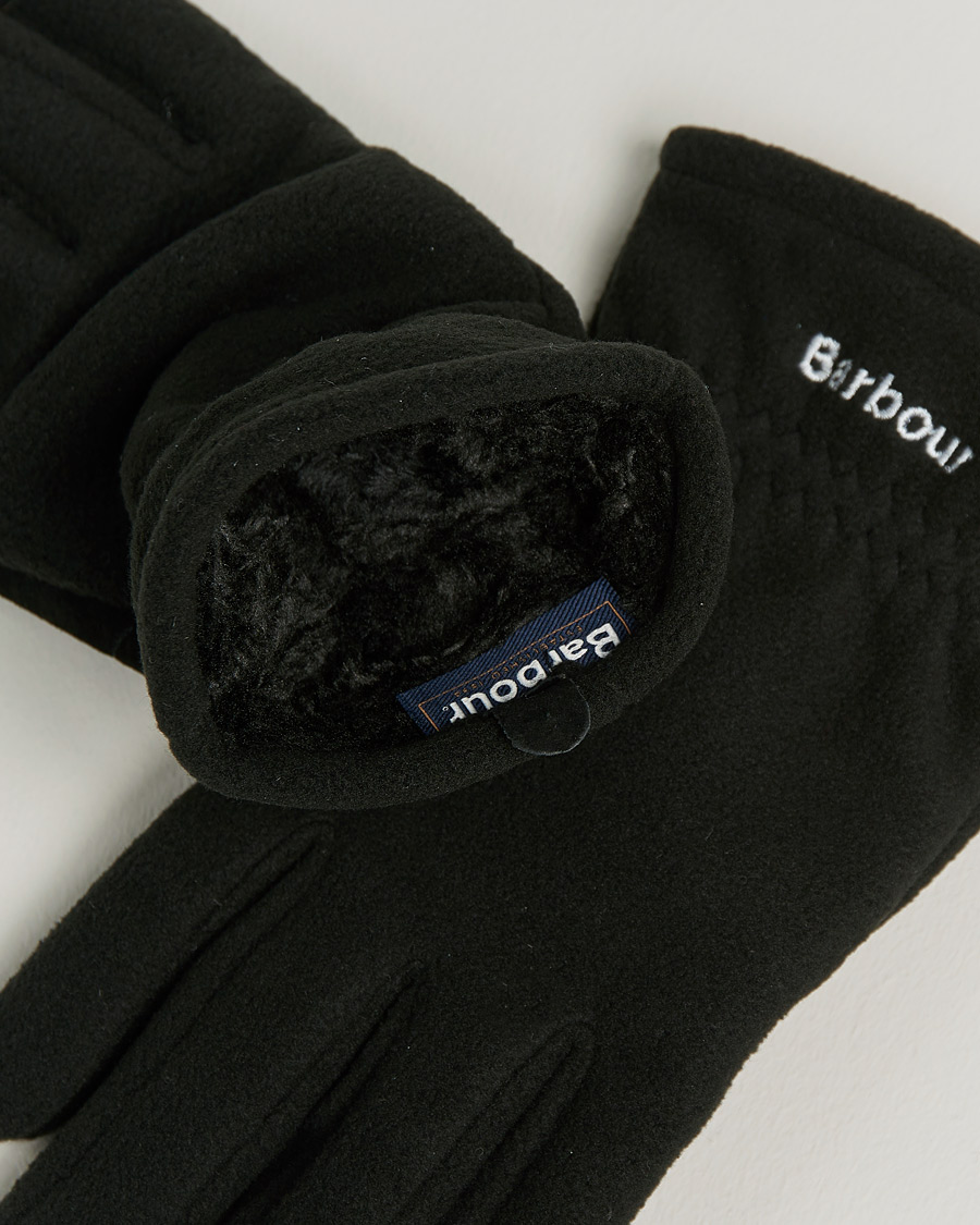 Herre | Hansker | Barbour Lifestyle | Coleford Fleece Gloves Black