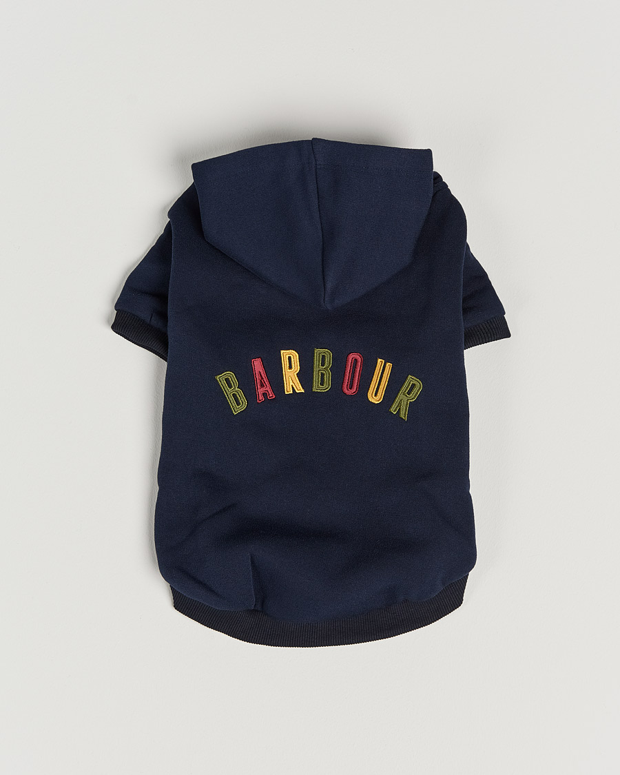 Herre | Barbour Lifestyle Logo Dog Hoodie Navy | Barbour Lifestyle | Logo Dog Hoodie Navy