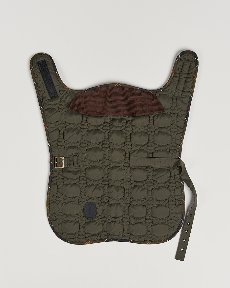 Herre |  | Barbour Lifestyle | Dogbone Quilted Dog Coat Olive