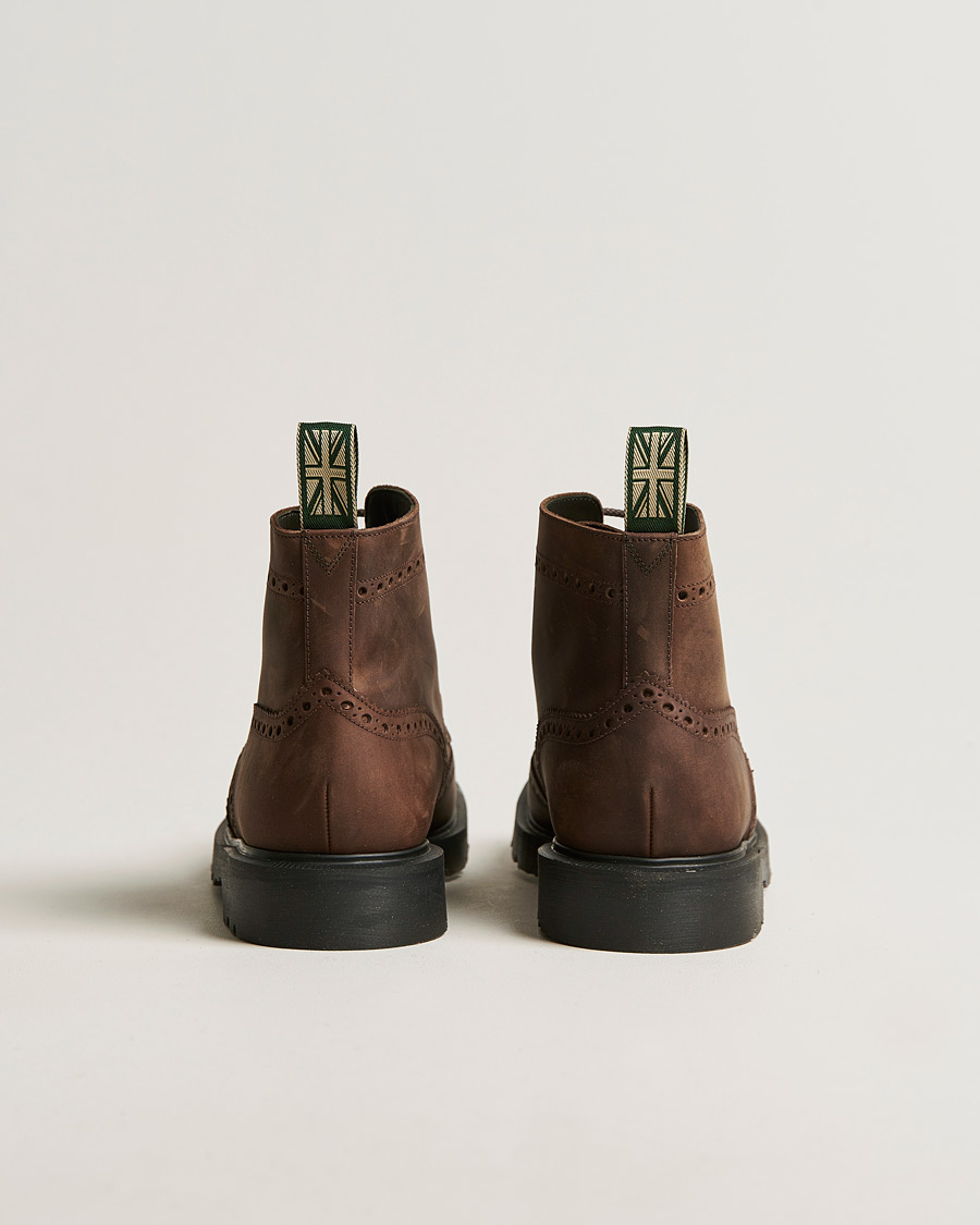 Herre | Design Loake Gage Heat Sealed Brogue Boot Brown | Design Loake | Gage Heat Sealed Brogue Boot Brown