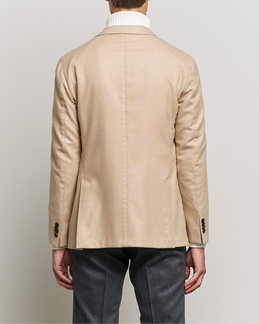 Herre | Dressjakker | Boglioli | K Jacket Dyed Flannel Blazer Beige