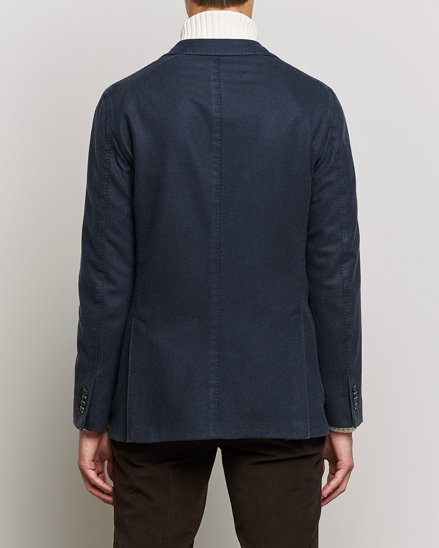 Herre | Dressjakker | Boglioli | K Jacket Garment Dyed Cashmere Blazer Dark Blue