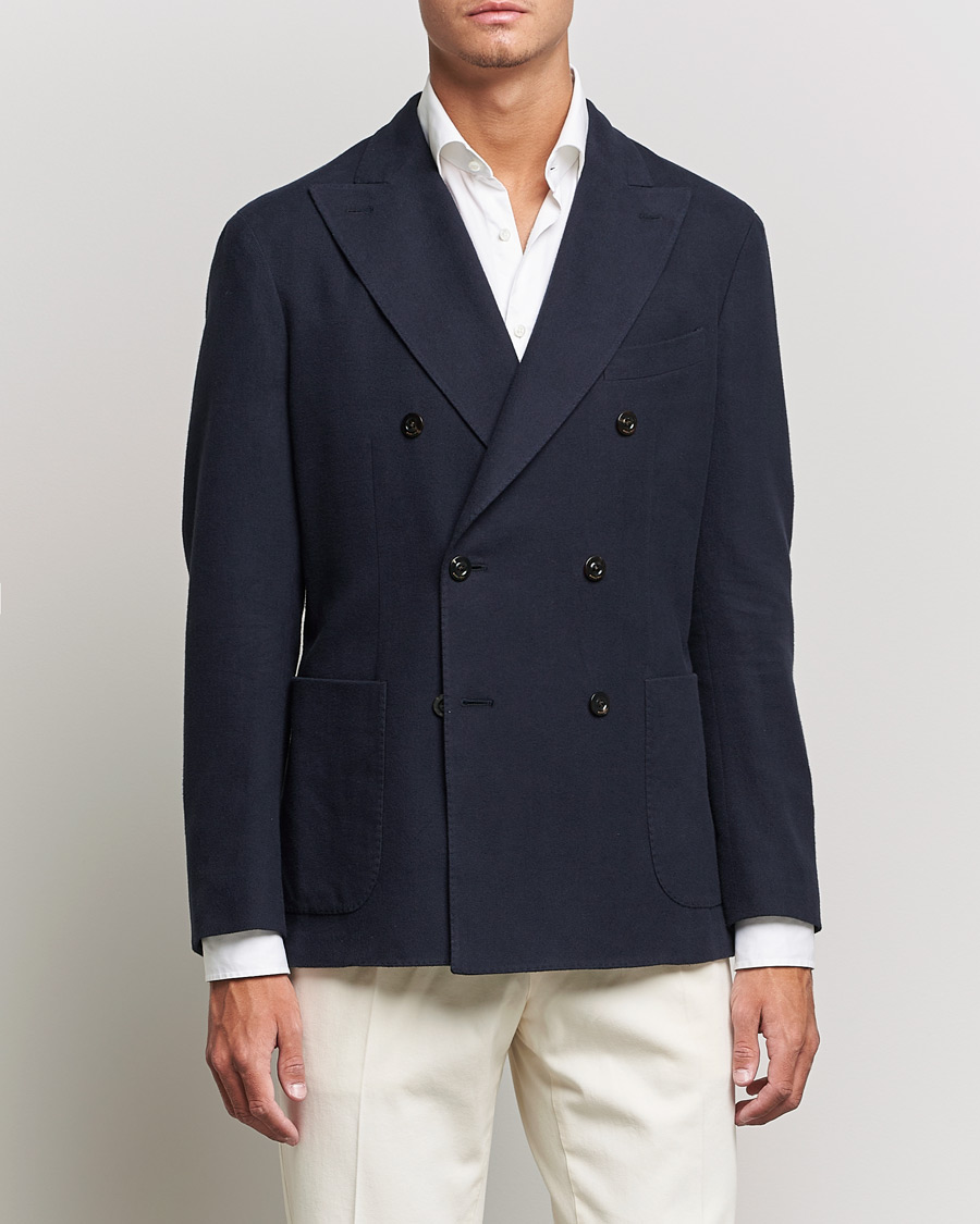 Herre | Dressjakker | Boglioli | K Jacket Double Breasted Blazer Navy