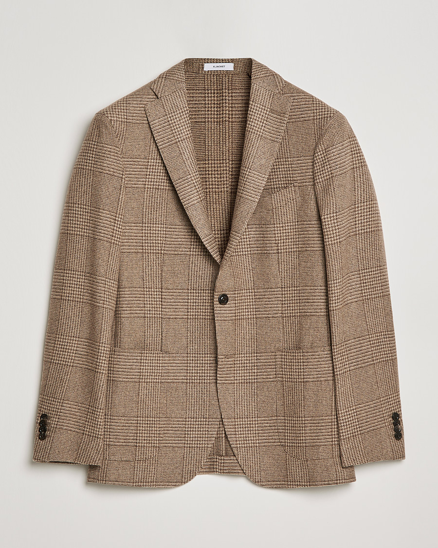 Herre | Dressjakker | Boglioli | K Jacket Prince Of Wales Check Blazer Beige