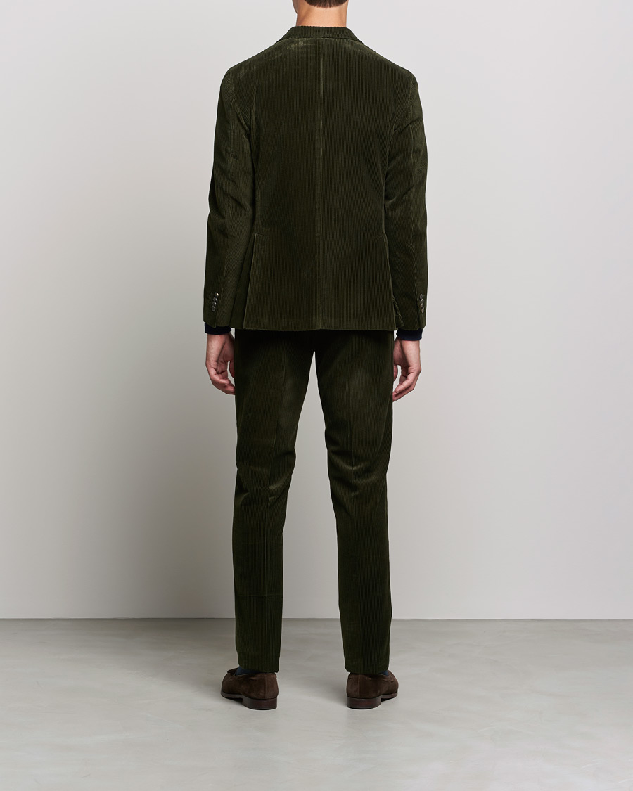 Herre | Dresser | Boglioli | K Jacket Wale Corduroy Suit Forest Green