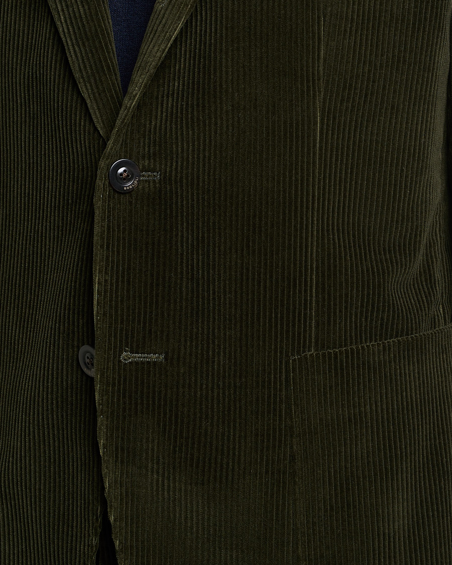 Herre | Dresser | Boglioli | K Jacket Wale Corduroy Suit Forest Green
