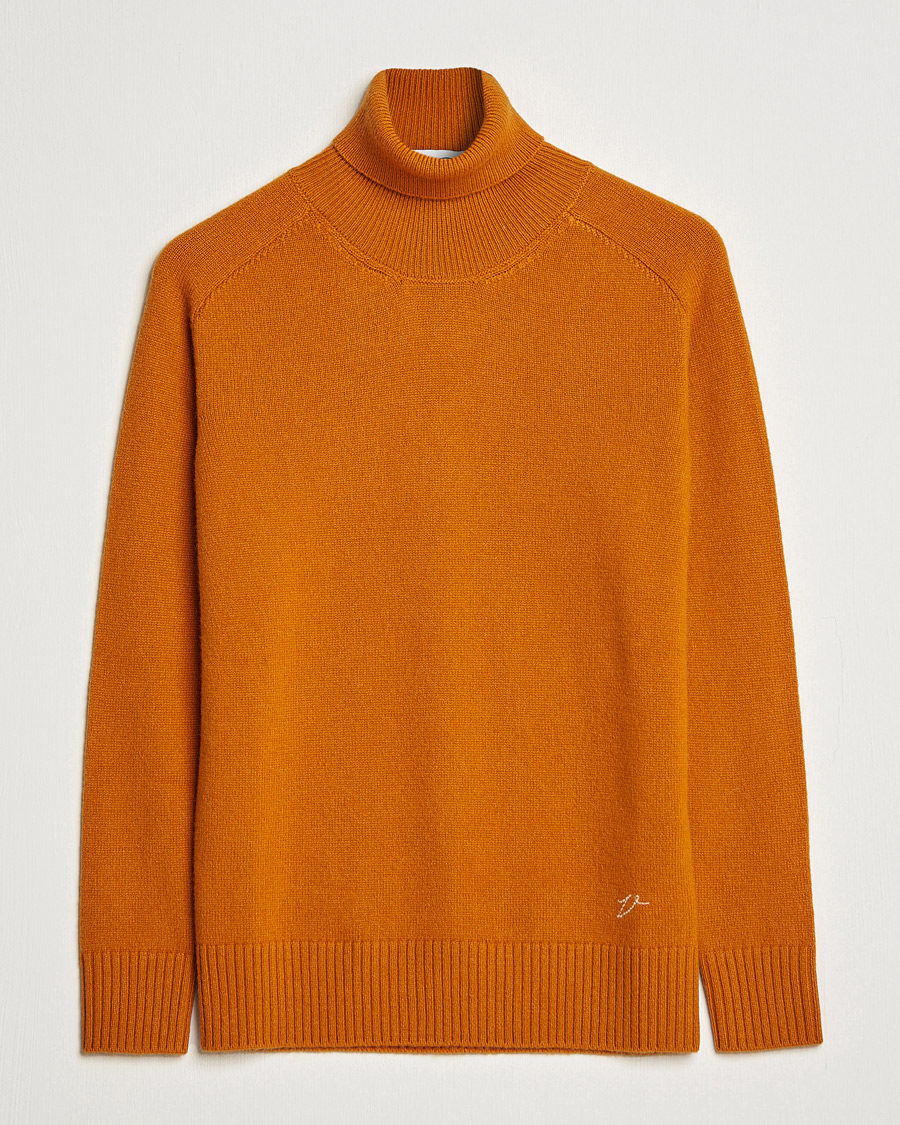 Herre | Gensere | Valstar | Cariaggi Cashmere Rollneck Orange