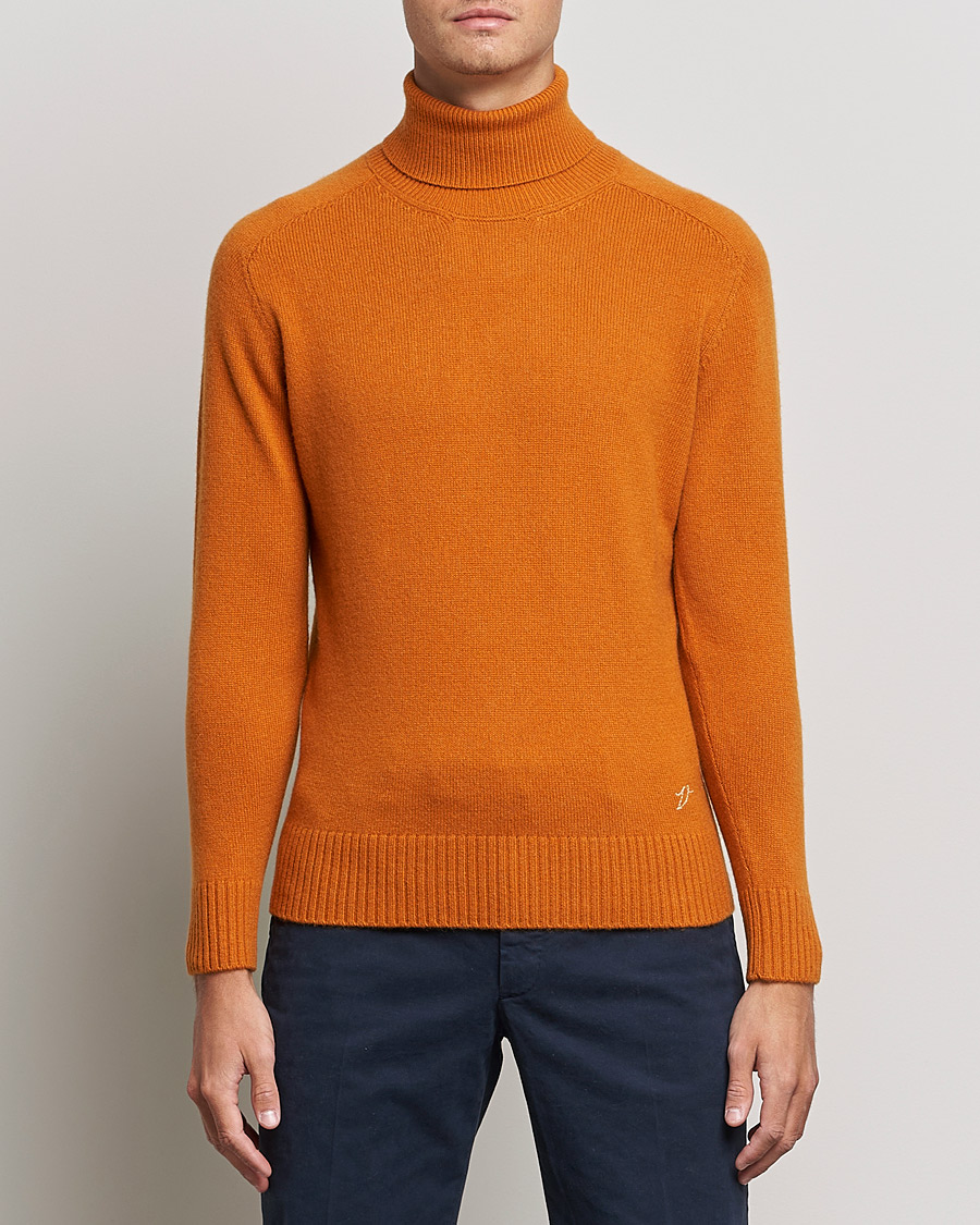 Herre | Gensere | Valstar | Cariaggi Cashmere Rollneck Orange