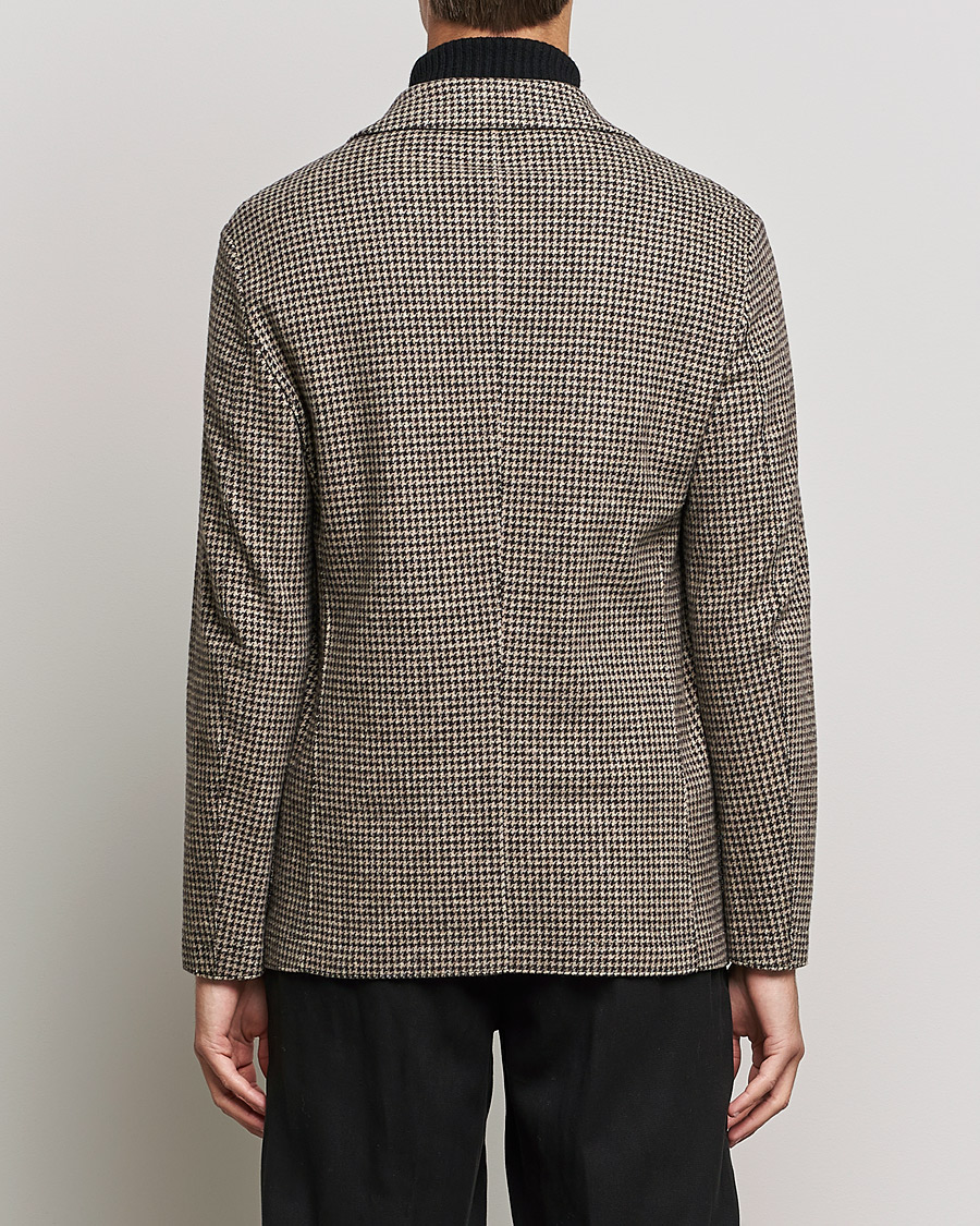 Herre | Dressjakker | Harris Wharf London | Dropped Shoulder Houndstooth Jacket Beige