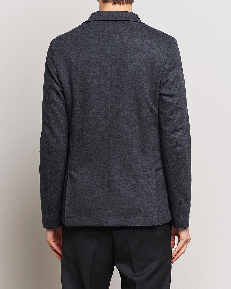 Herre | Dressjakker | Harris Wharf London | Two Button Vented Superfine Merino Blazer Anthracite