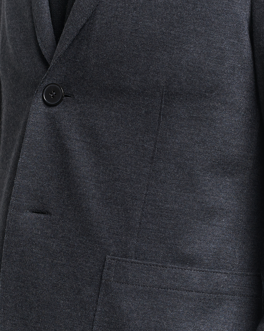 Herre | Dressjakker | Harris Wharf London | Two Button Vented Superfine Merino Blazer Anthracite
