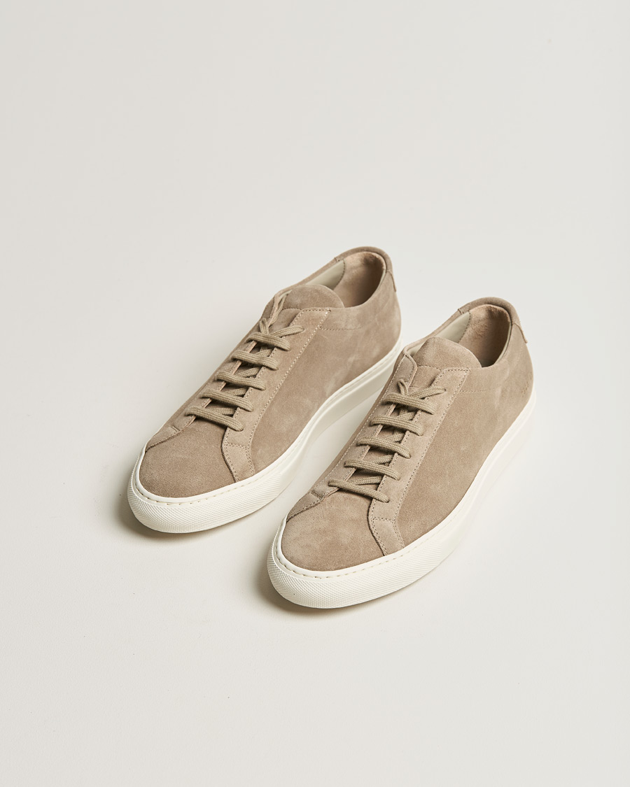 Herre | | Common Projects | Original Achilles Suede Sneaker Tan