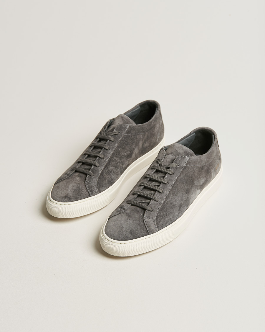 Herre |  | Common Projects | Original Achilles Suede Sneaker Charcoal