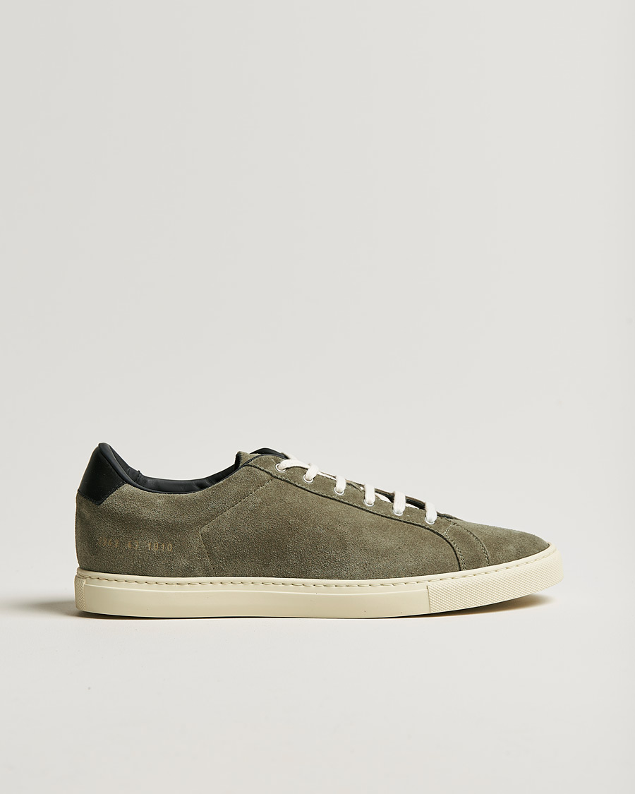 Herre |  | Common Projects | Retro Low Suede Sneaker Olive
