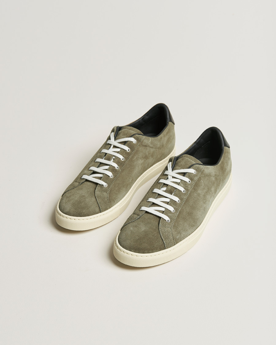 Herre |  | Common Projects | Retro Low Suede Sneaker Olive