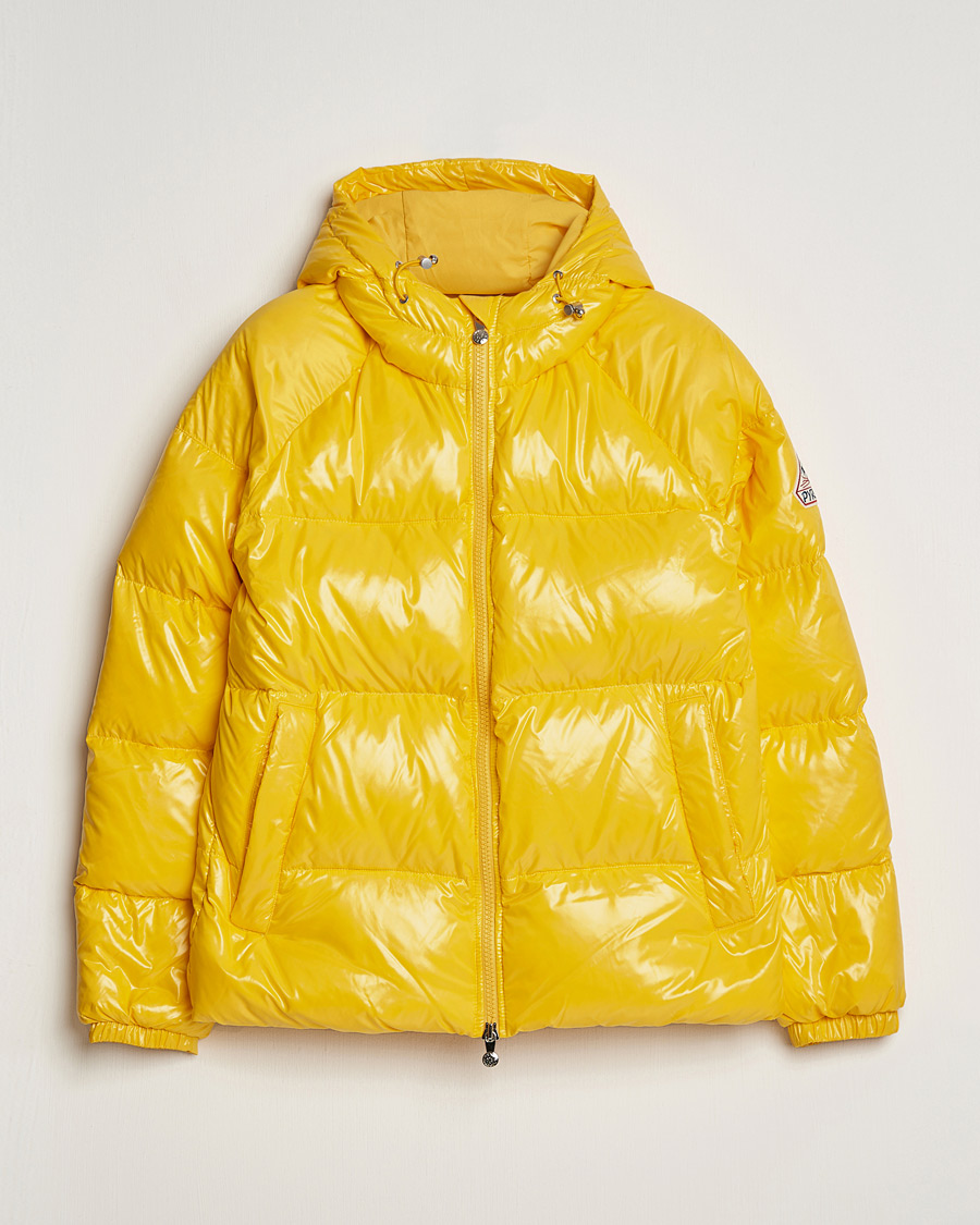 Herre | Jakker | Pyrenex | Sten Hooded Puffer Jacket Spectra Yellow