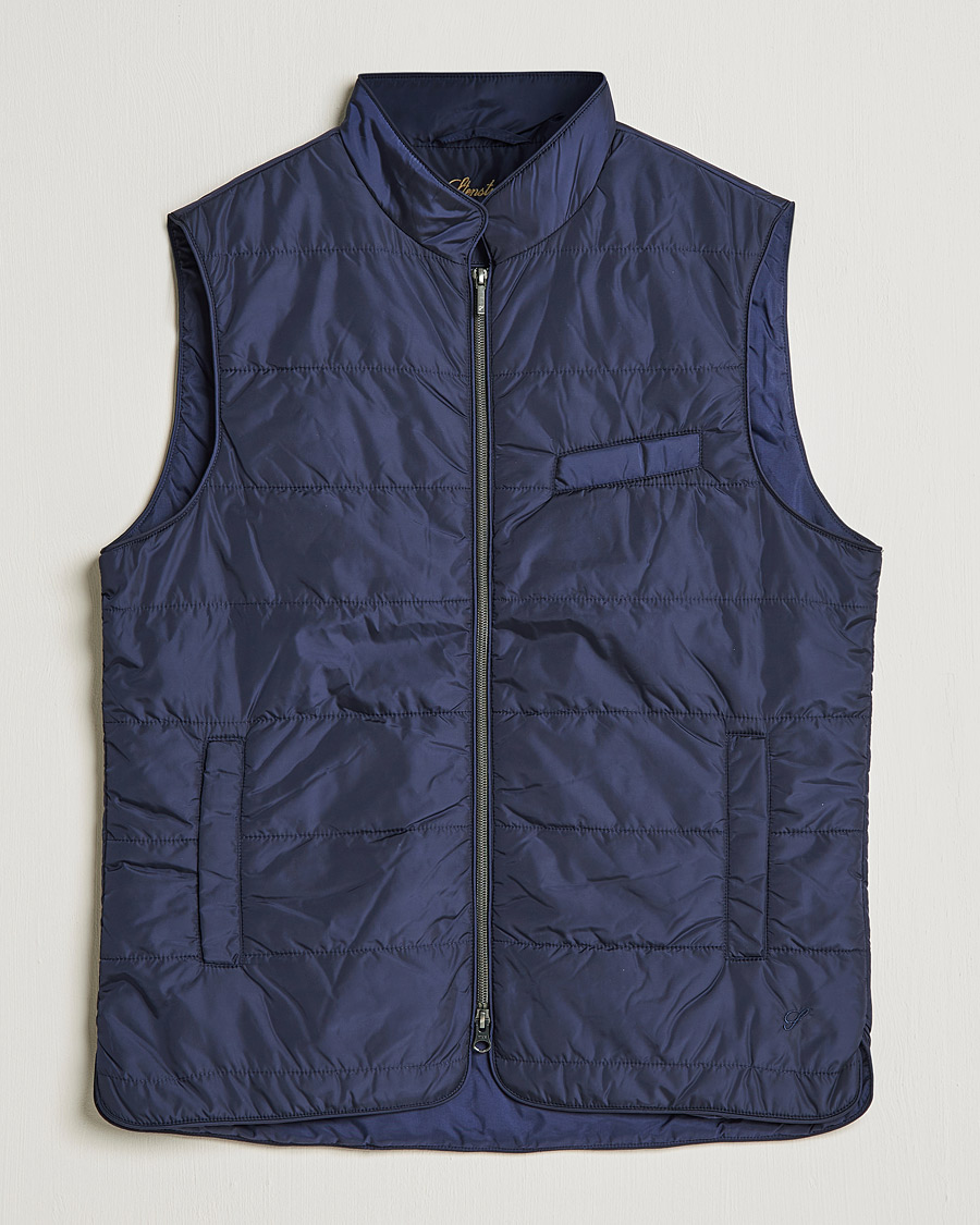 Herre | Vester | Stenströms | Padded Nylon Vest Navy