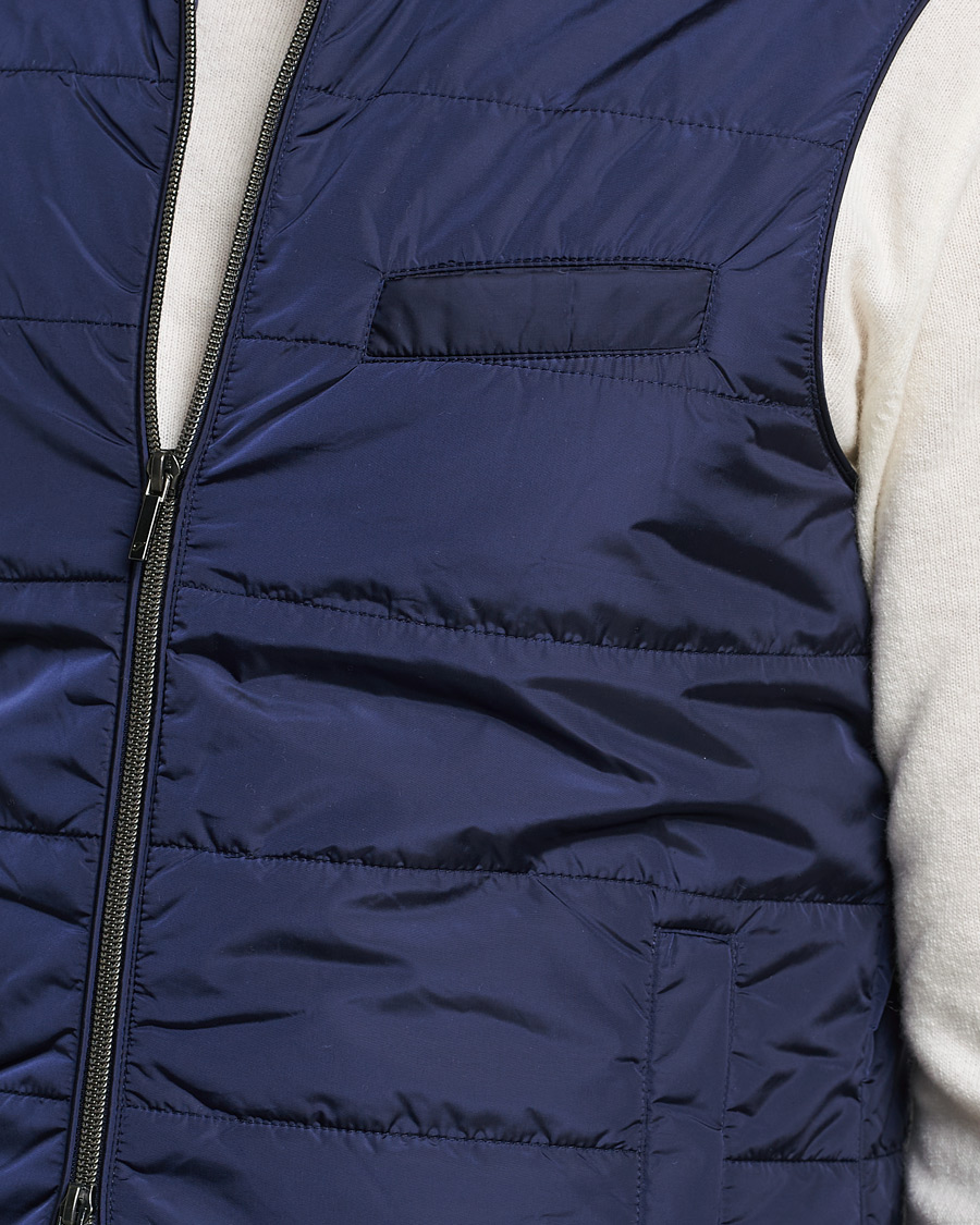 Herre | Vester | Stenströms | Padded Nylon Vest Navy