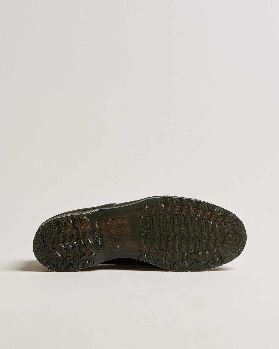 Herre | Solovair 3 Eye Gibson Shoe Black Grain | Solovair | 3 Eye Gibson Shoe Black Grain