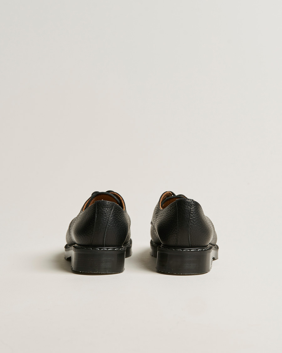 Herre | Solovair 3 Eye Gibson Shoe Black Grain | Solovair | 3 Eye Gibson Shoe Black Grain