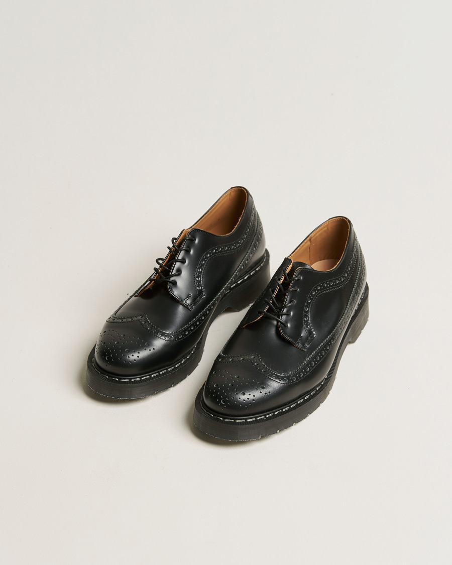 Herre | Best of British | Solovair | American Brogue Shoe Black Shine