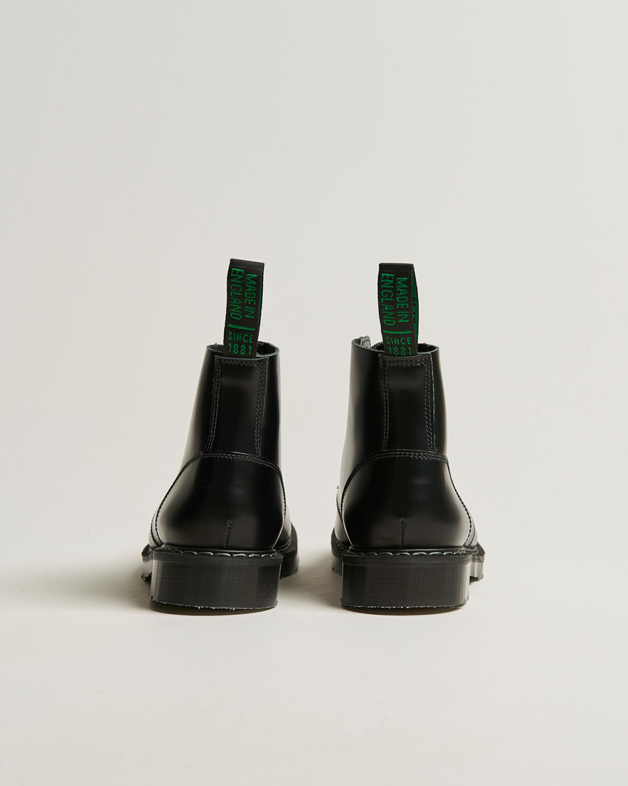 Herre | Støvler | Solovair | 6 Eye Astronaut Boot Black Shine