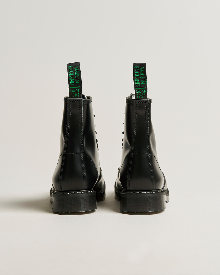 Herre | Støvler | Solovair | 8 Eye Derby Boot Black Shine