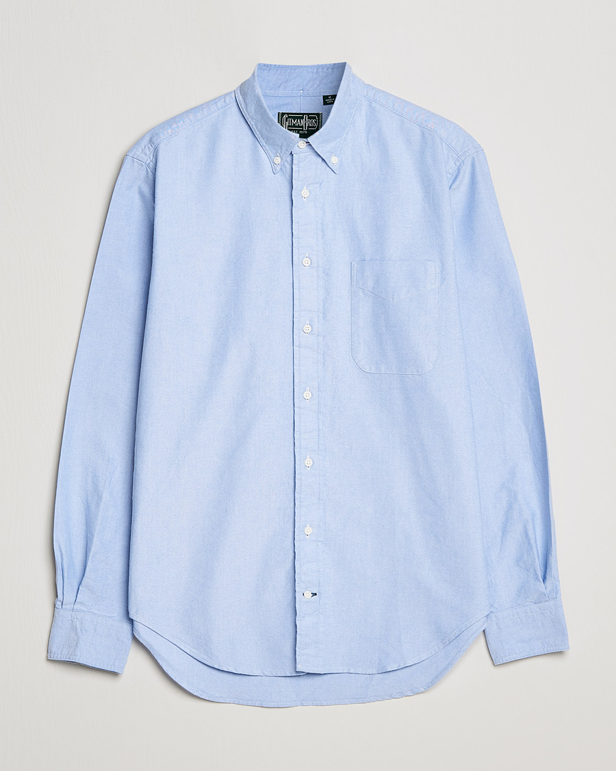 Herre | Skjorter | Gitman Vintage | Button Down Oxford Shirt Light Blue