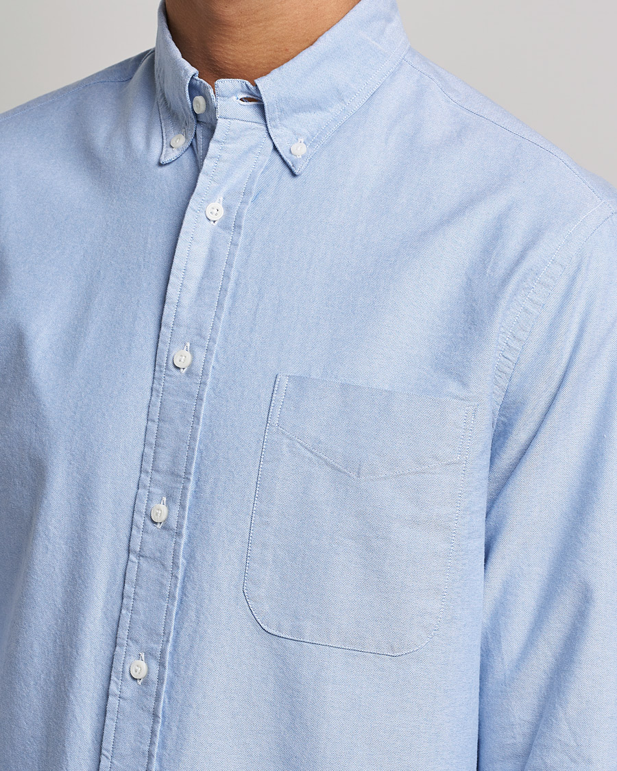 Herre | Skjorter | Gitman Vintage | Button Down Oxford Shirt Light Blue