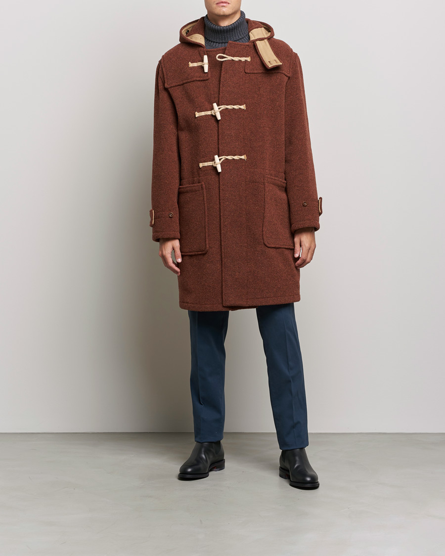 Herre | Jakker | Gloverall | 575 Monty Original Duffle Coat Rust