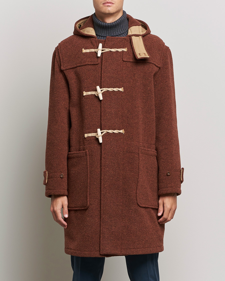 Herre | Jakker | Gloverall | 575 Monty Original Duffle Coat Rust