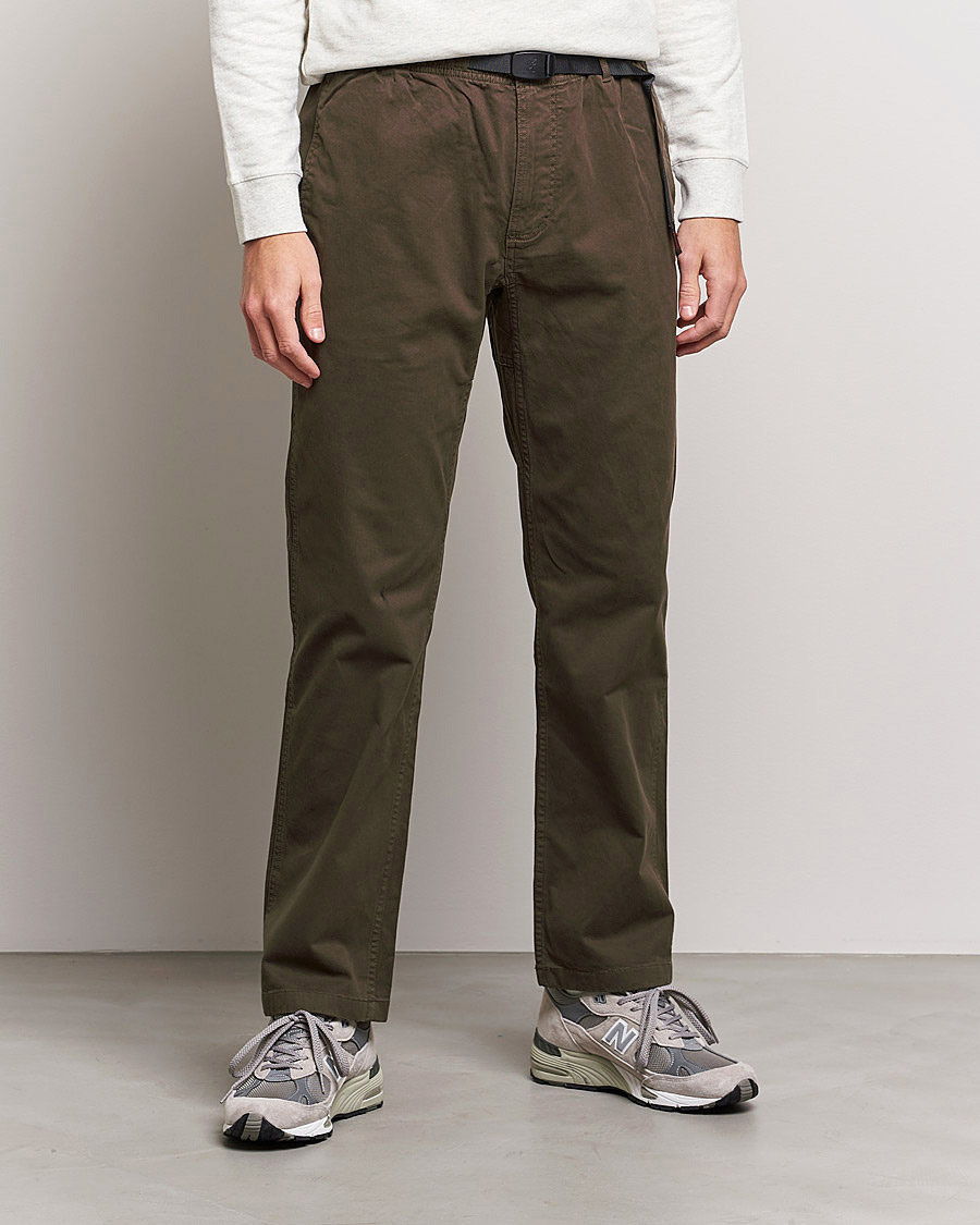 Herre | Bukser | Gramicci | Stretch Twill NN Cropped Pants Deep Brown