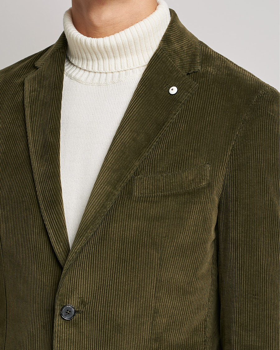 Herre | Dressjakker | L.B.M. 1911 | Jack Corduroy Blazer Olive