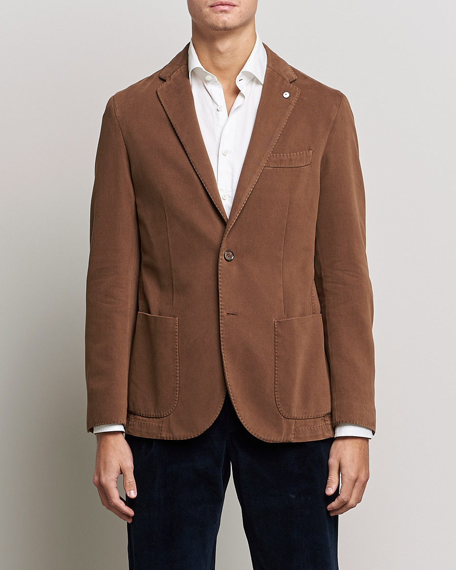 Herre | Dressjakker | L.B.M. 1911 | Jack Cotton/Cashmere Blazer Brown