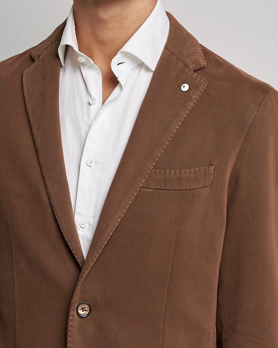 Herre | Dressjakker | L.B.M. 1911 | Jack Cotton/Cashmere Blazer Brown