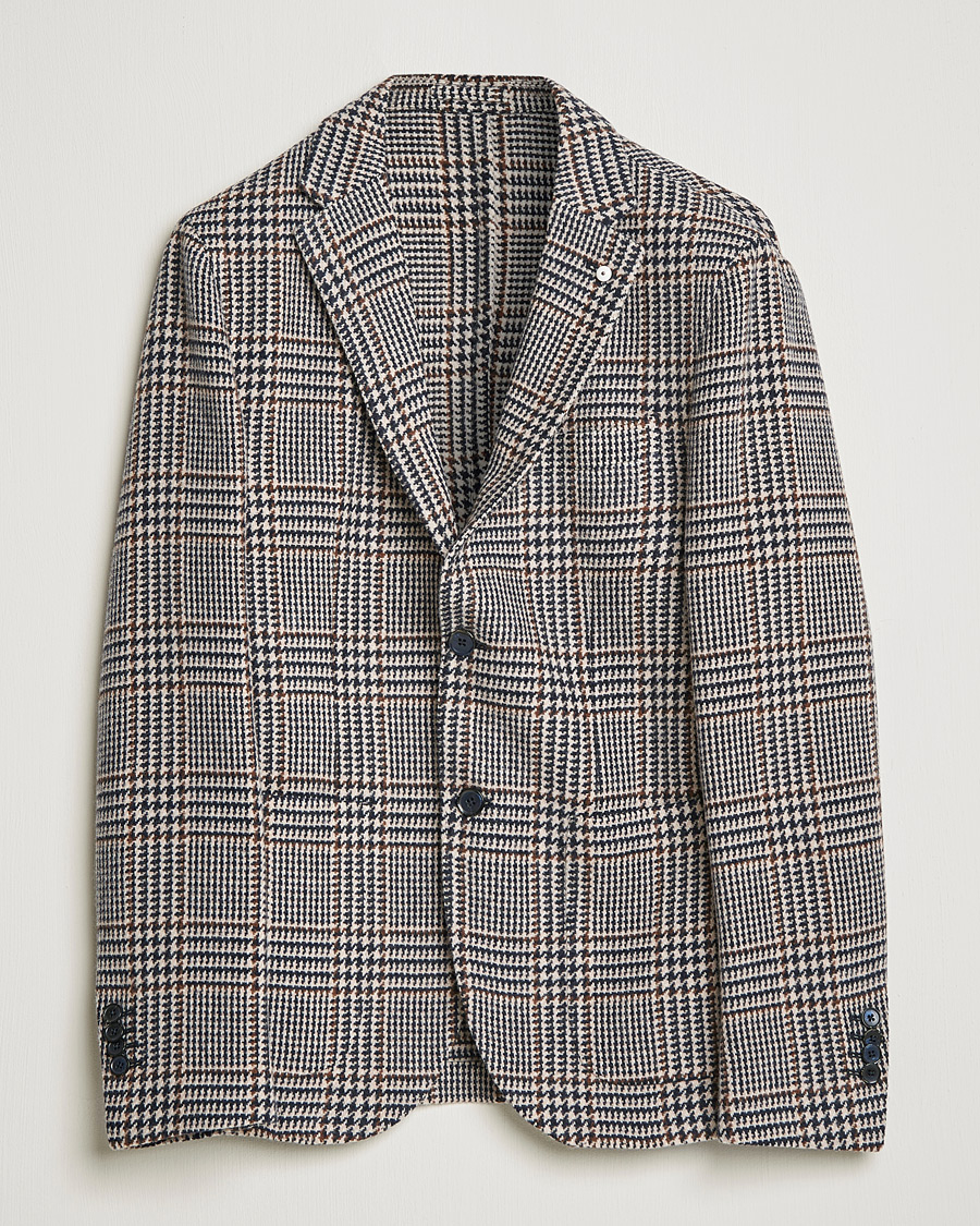 Herre | Dressjakker | L.B.M. 1911 | Jack Overcheck Wool Blazer Navy