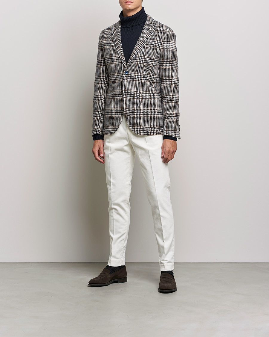 Herre | Dressjakker | L.B.M. 1911 | Jack Overcheck Wool Blazer Navy
