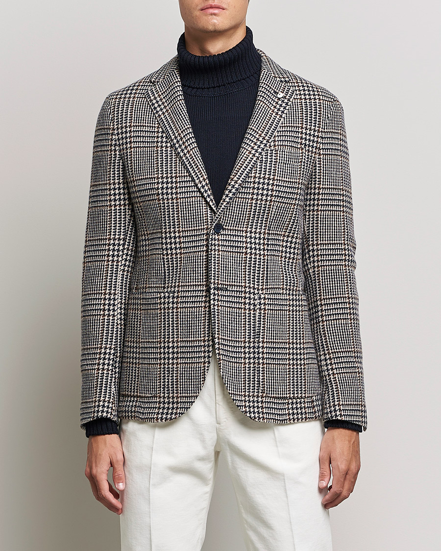 Herre | Dressjakker | L.B.M. 1911 | Jack Overcheck Wool Blazer Navy