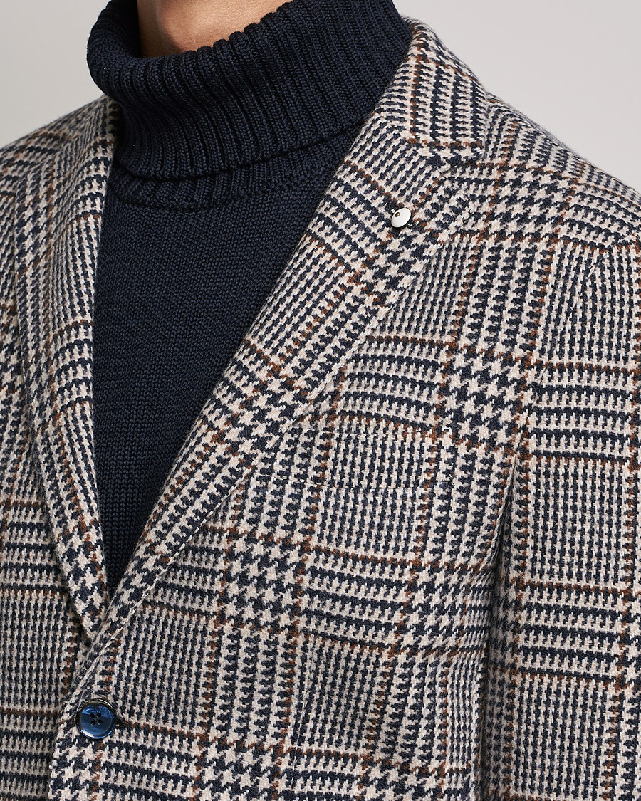 Herre | Dressjakker | L.B.M. 1911 | Jack Overcheck Wool Blazer Navy