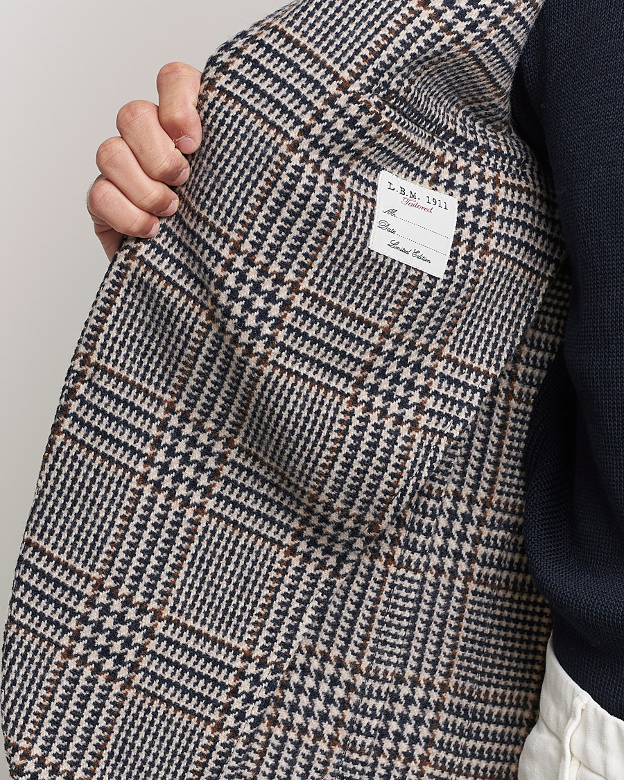 Herre | Dressjakker | L.B.M. 1911 | Jack Overcheck Wool Blazer Navy