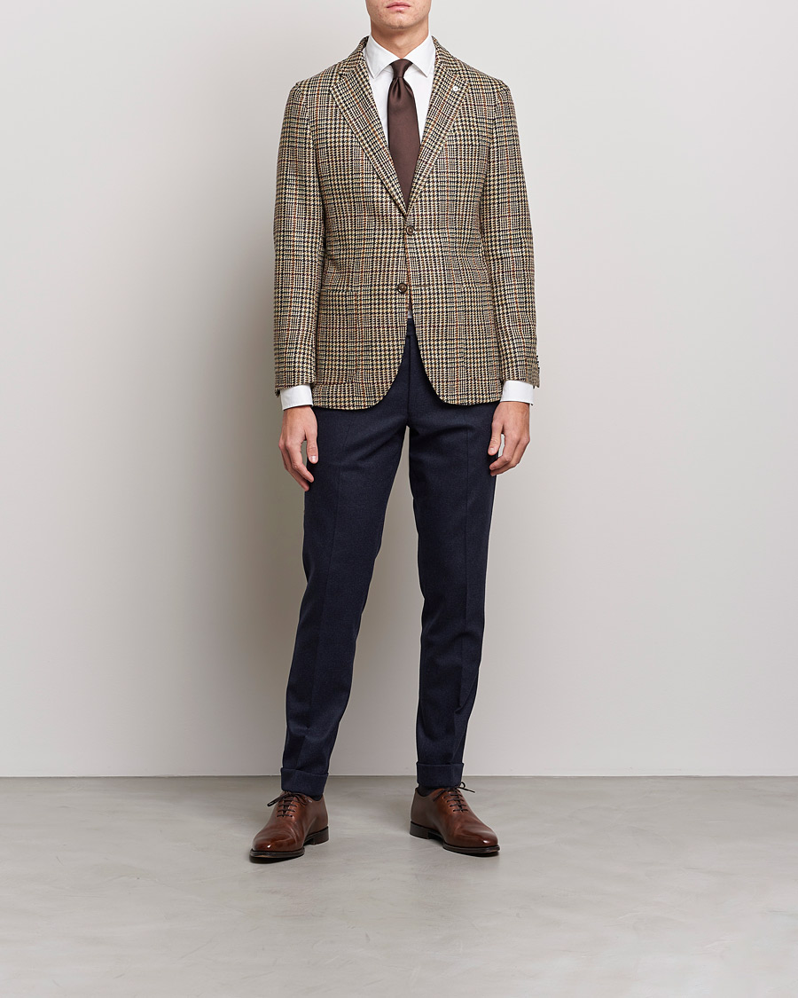 Herre | Dressjakker | L.B.M. 1911 | Jack Houndstooth Wool Blazer Multi