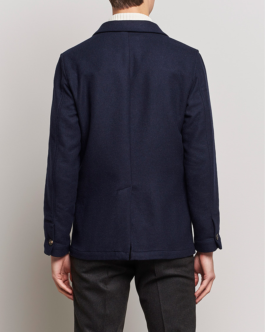 Herre | Skjorter | Lardini | Wool/Cashmere Shirt Jacket Navy