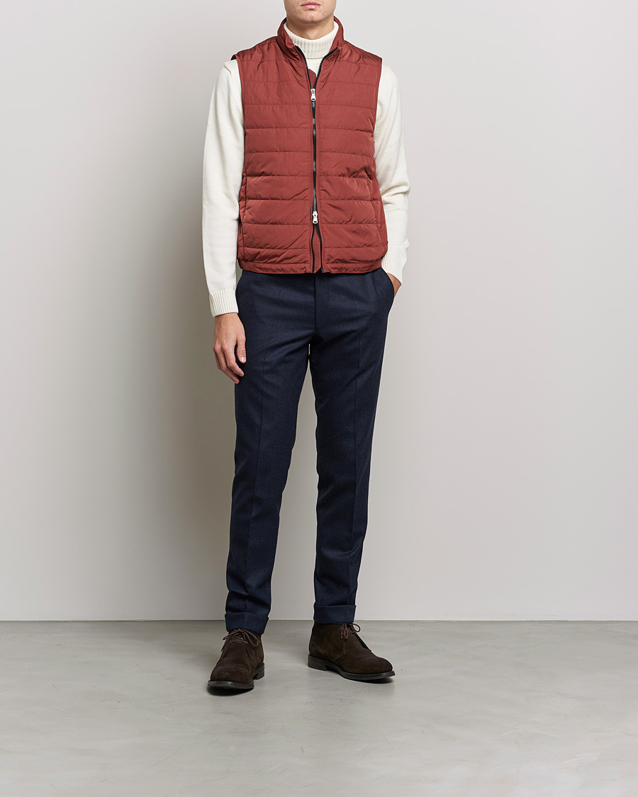 Herre | Jakker | Oscar Jacobson | Liner EVO Waistcoat Soft Red