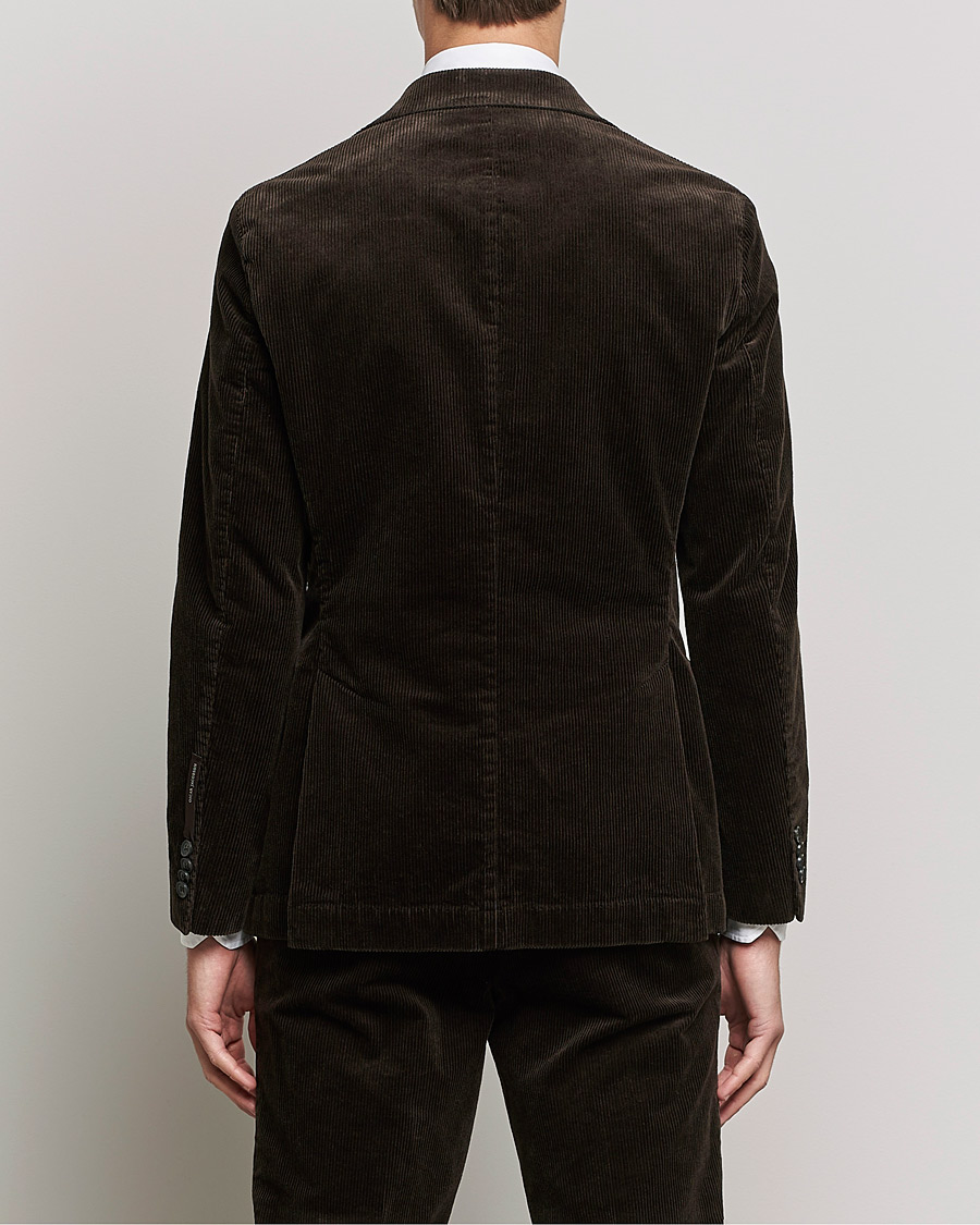 Herre | Dressjakker | Oscar Jacobson | Ferry Soft Cord Blazer Brown