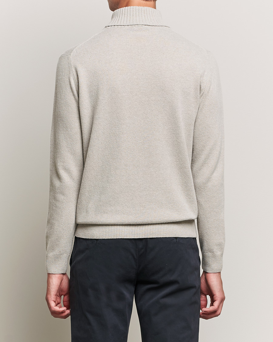 Herre | Gensere | Oscar Jacobson | Salim Wool/Cashmere Rollneck Beige