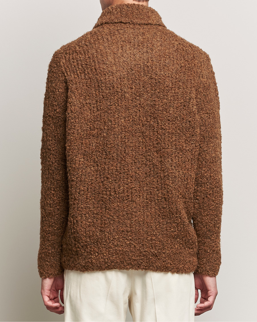 Herre | Gensere | Oscar Jacobson | Krister Wool/Alpaca Rollneck Dark Brown