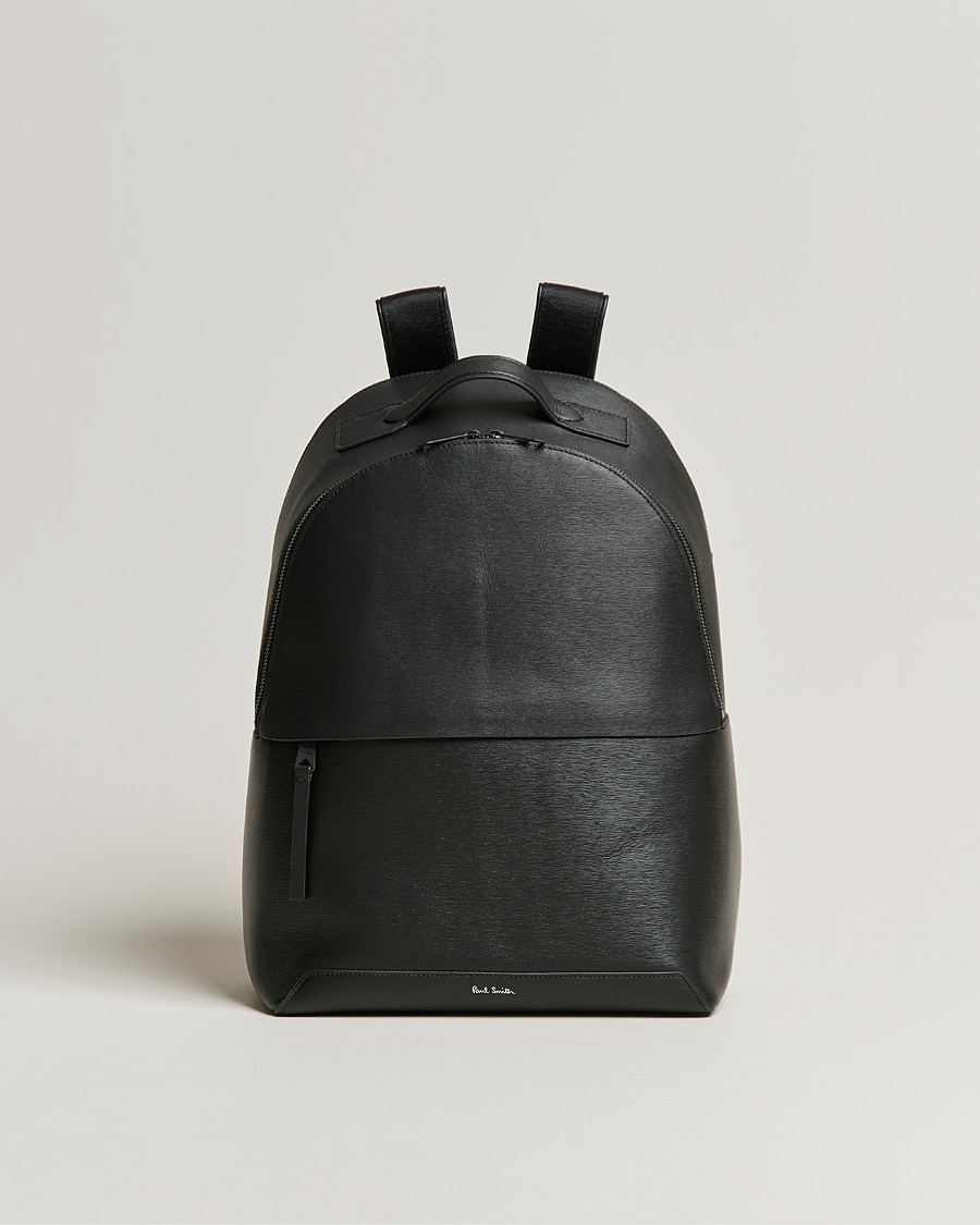 Herre |  | Paul Smith | Leather Backpack Black